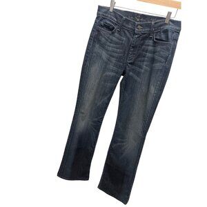 7 for all Mankind High Waist Bootcut Dark Wash Denim Jeans